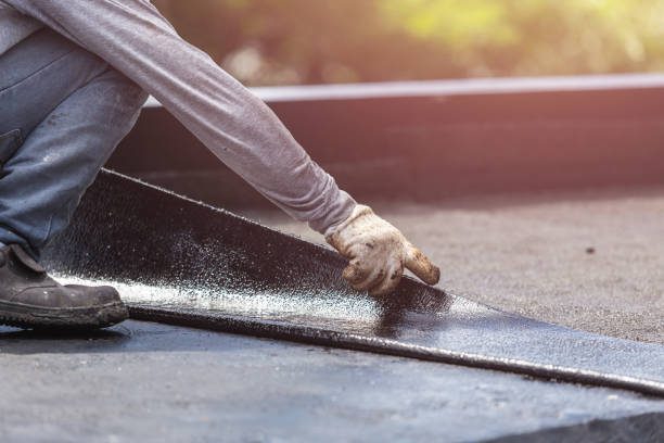 Professional Basement Waterproofing technician working in Atco, NJ